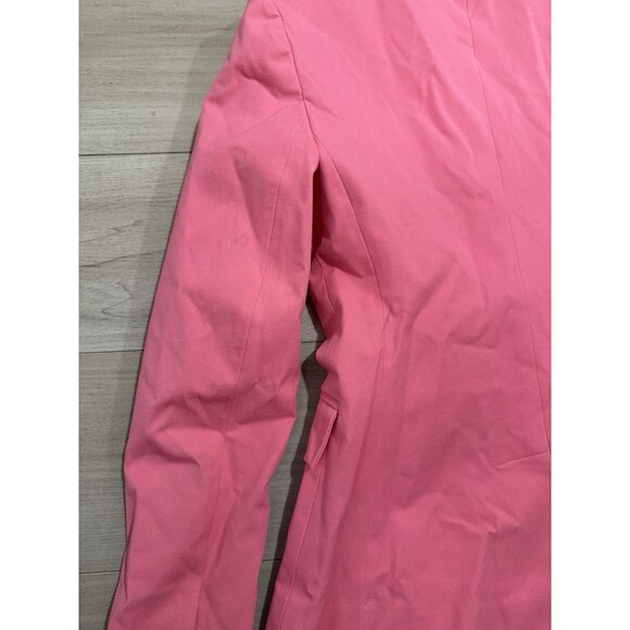 Derek Lam 10 Crosby Allie Single Breasted Hot Pink Blazer Cotton Blend 4 Barbie - Picture 14 of 15